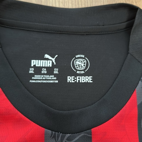 Rafael Leão AC Milan Puma Home Replica Player Jersey - Picture 6 of 9